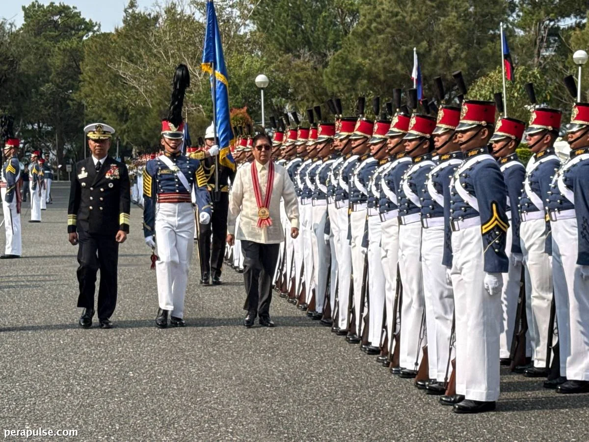 Marcos Joins PMA Graduation in Baguio, Celebrating New Military Officers