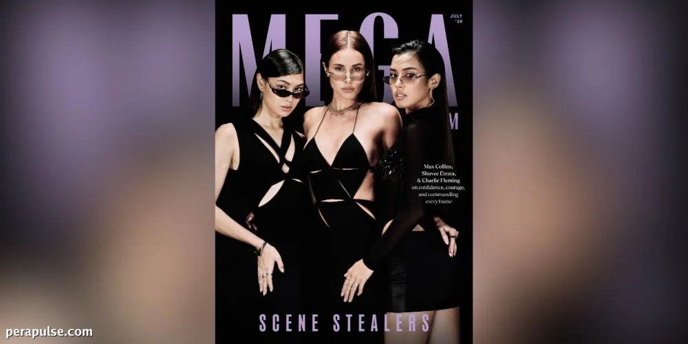 Max Collins, Shuvee Etrata, Charlie Fleming Star in Mega Magazine's July Cover