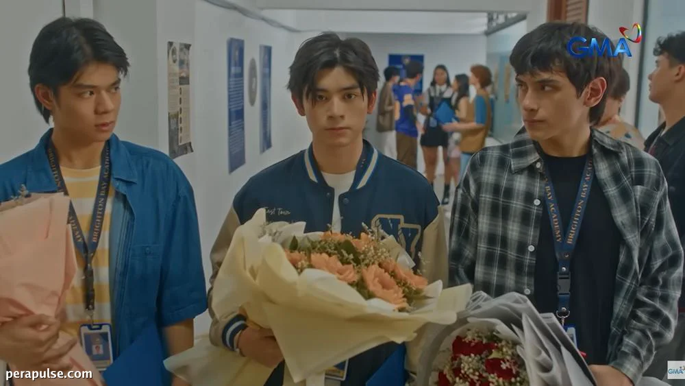 Miguel, Calix, at Zion, sabay-sabay na nag-amin kay Angel sa 'You're My Favorite Song'
