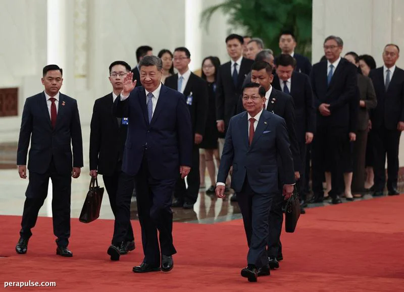 Myanmar Leader Min Aung Hlaing to Meet Thai PM in Bangkok August 6-7