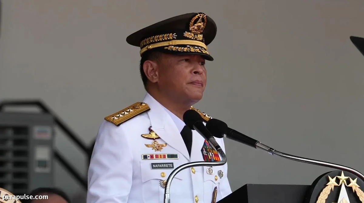 New AFP Chief Antonio Nafarrete Focuses on Territorial Defense and Military Modernization