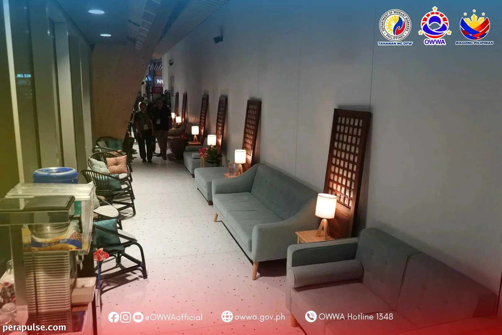 Bago OFW Lounge Binuksan sa Mactan-Cebu International Airport