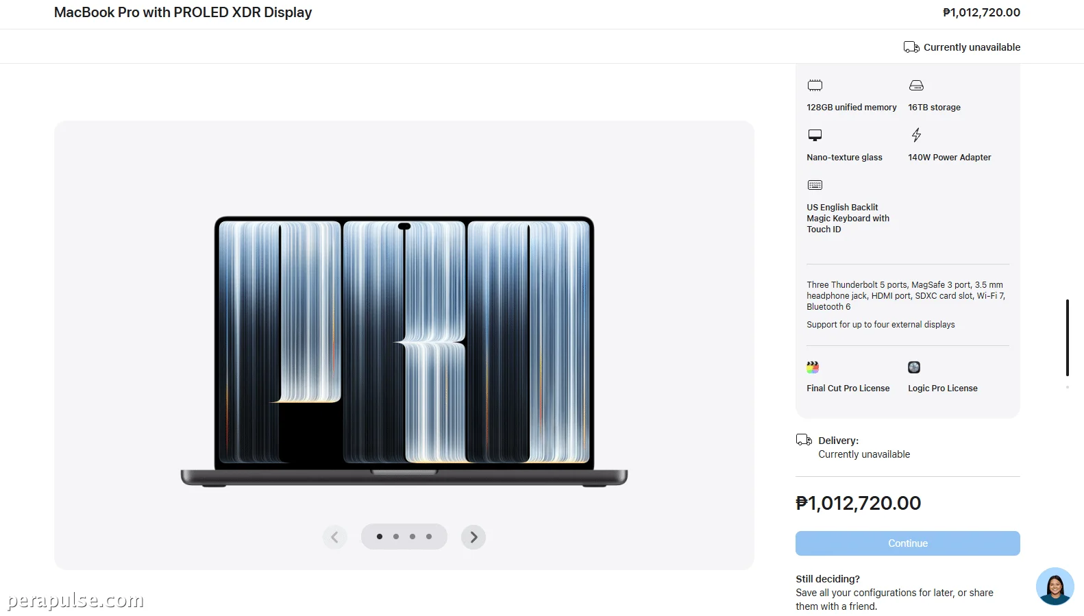 New PROLED XDR MacBook Pro Priced Over P1M for Ultimate Customization