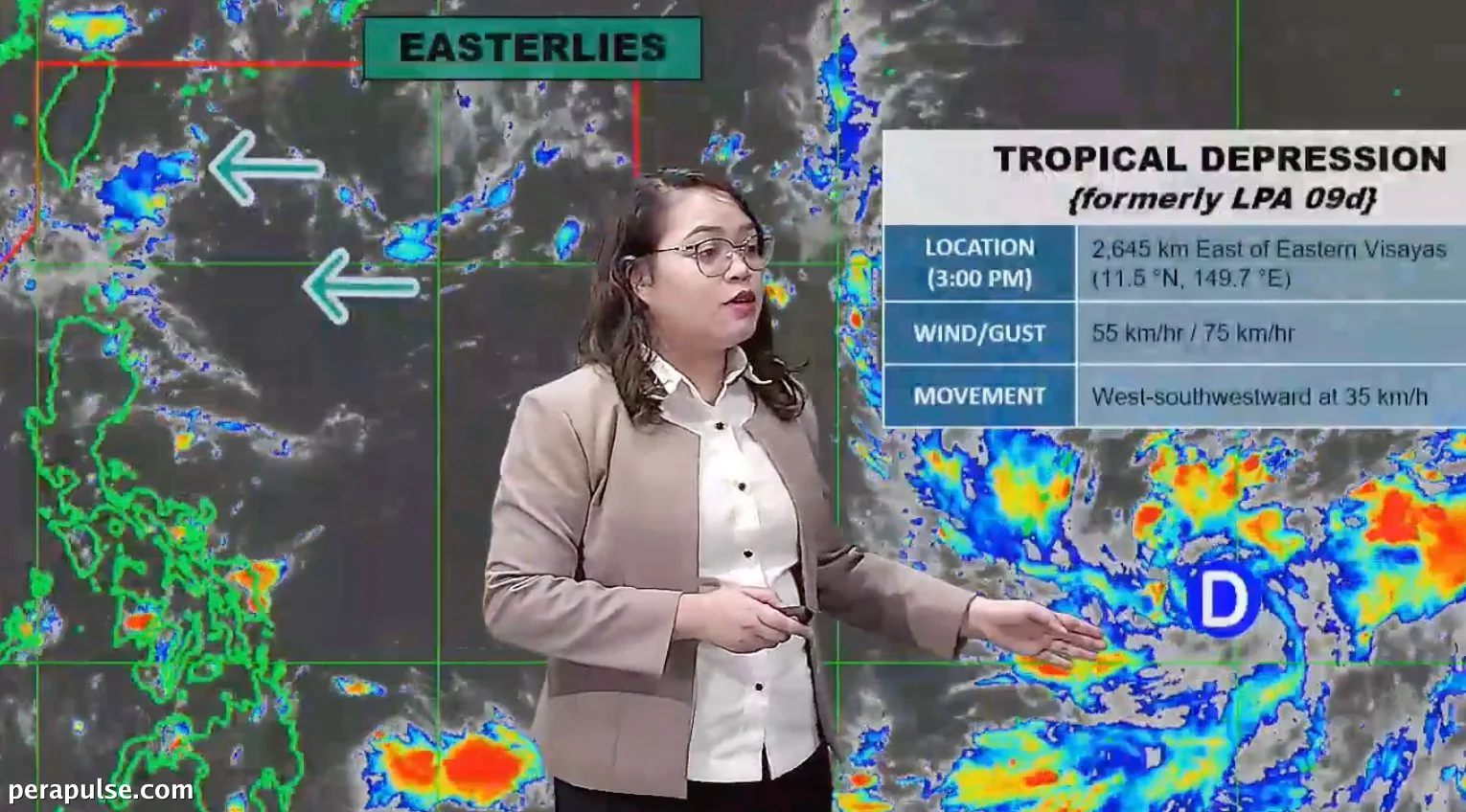 Bagong Tropical Depression sa Labas ng PAR Malamang na Hindi Makakaapekto sa Pilipinas