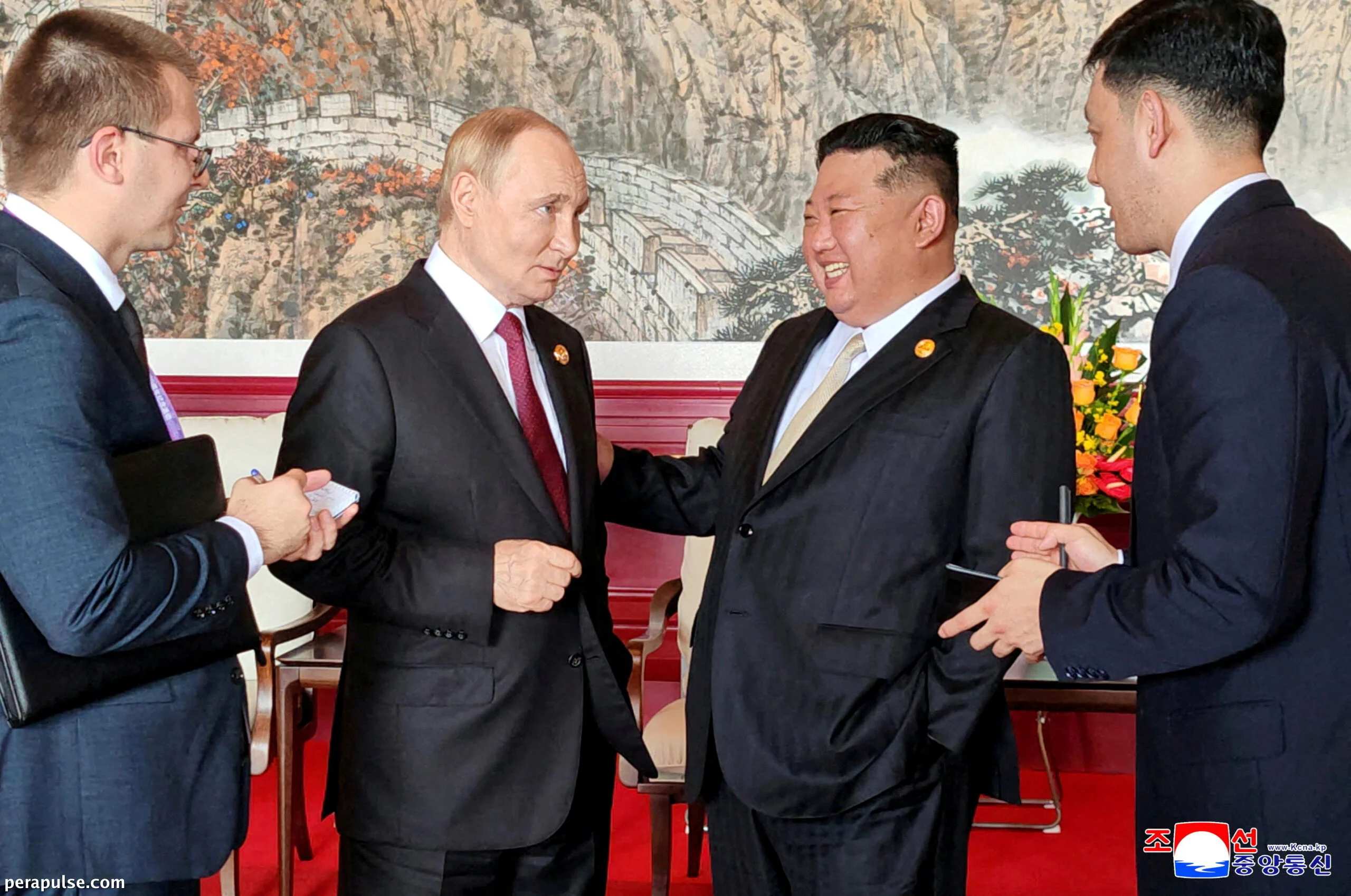 Pinatibay ni Kim ng Hilagang Korea at Putin ng Russia ang Ugnayan sa Araw ng Kalayaan ng Korea