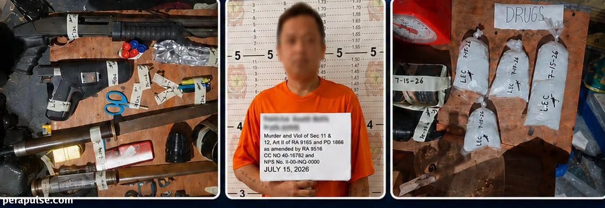 P6.8M Shabu at Mga Baril Nasamsam Mula sa Suspek sa Pagpatay sa Isabela