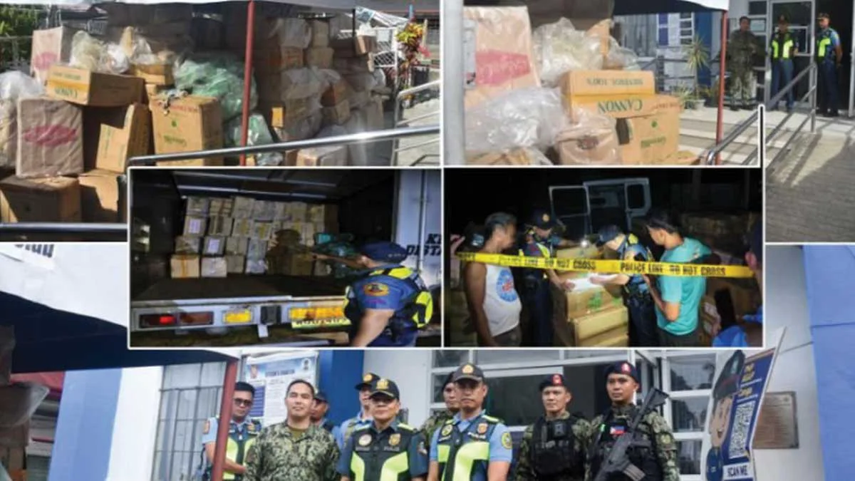 P7 Milyon na Smuggled na Sigarilyo Nasamsam sa Operasyon ng Pulis sa Agusan Norte