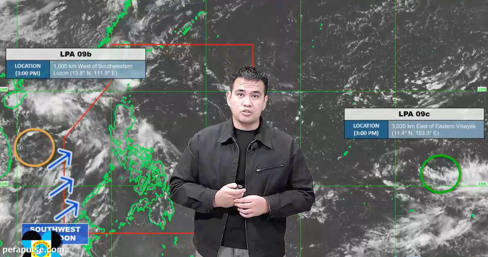 Sinusubaybayan ng PAGASA ang 2 Low Pressure Areas habang Humihina ang Southwest Monsoon