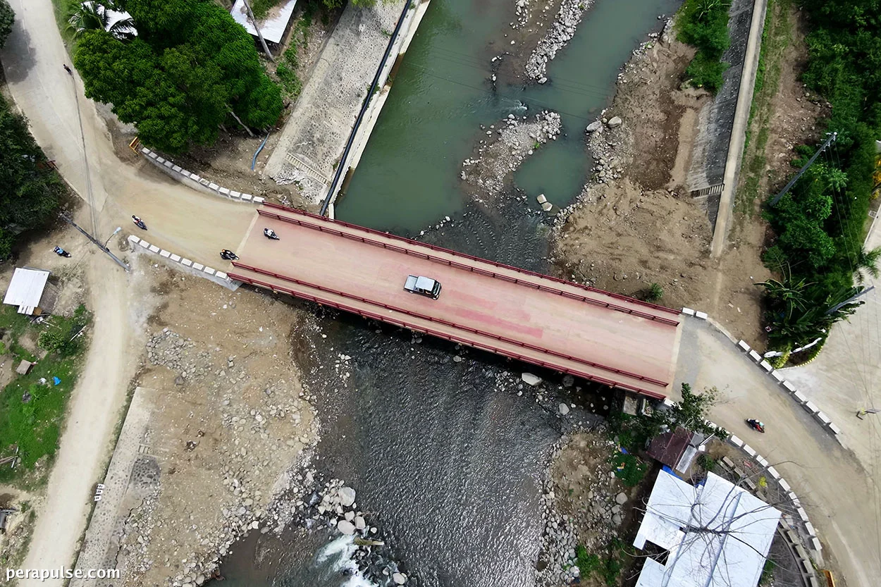 Muling Binuksan ang Panul-iran Steel Bridge: Ganap na Maaaring Daanan Matapos ang Pinsala ng Bagyo