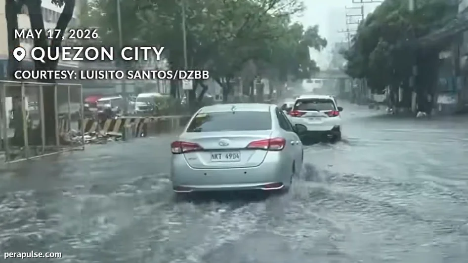 Parts of Quezon City Experience Flooding Amid Heavy Rains