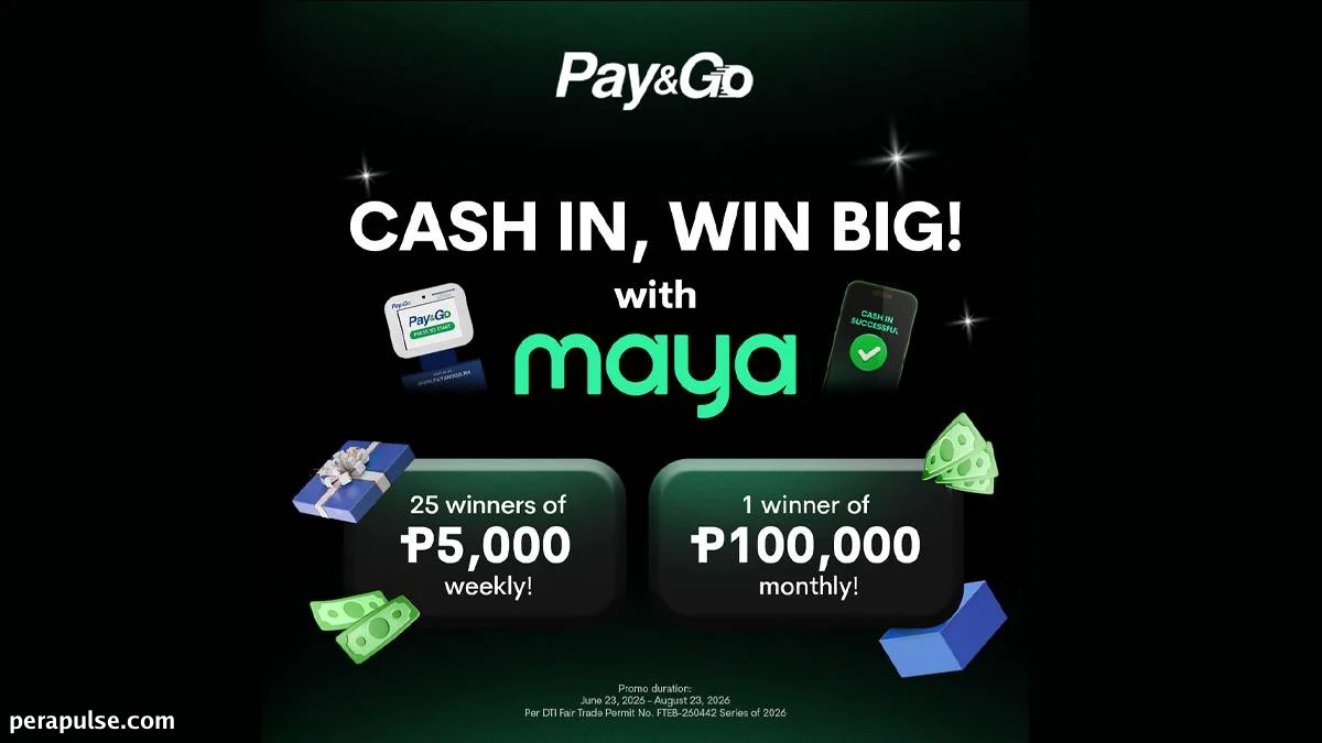 Inilunsad ng Pay&Go ang ‘Cash In, Win Big with Maya’ Raffle Promo