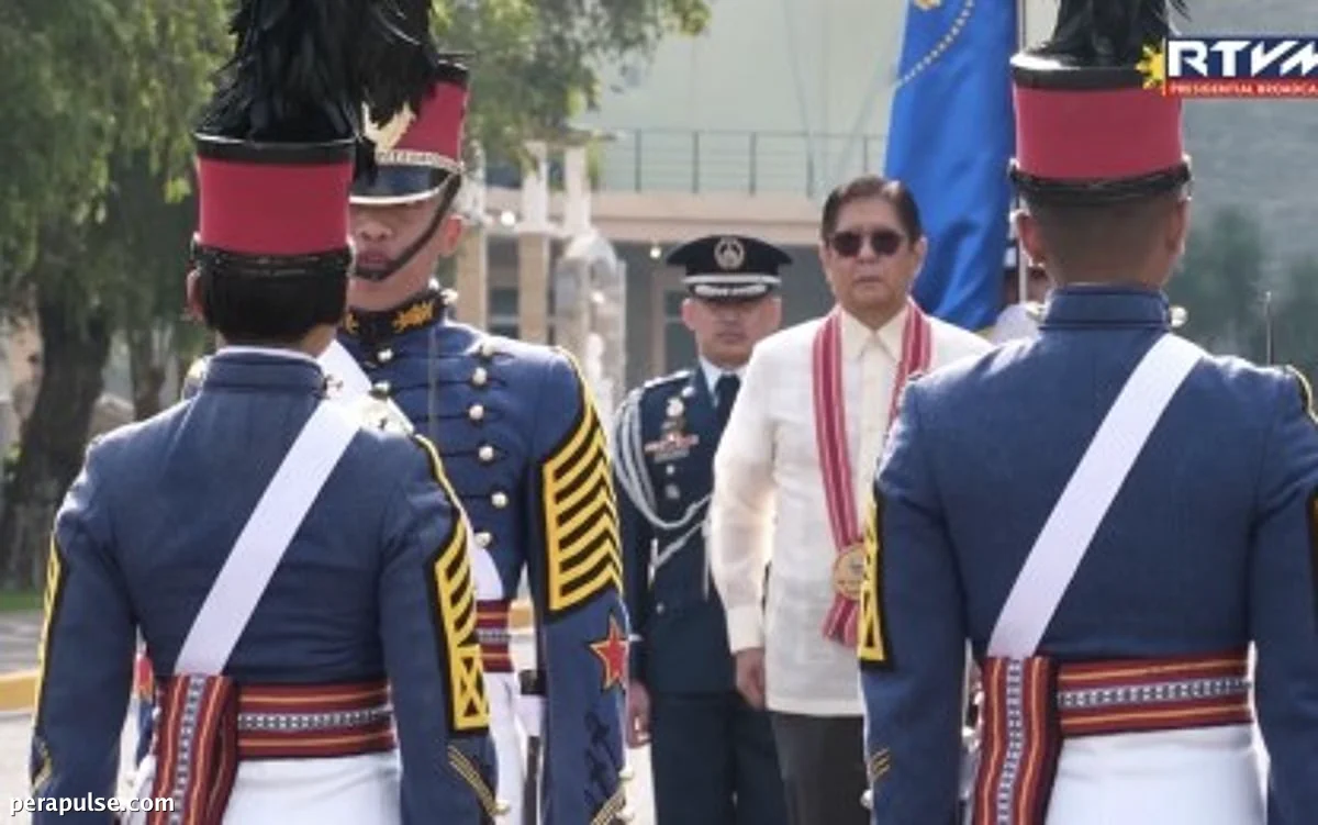 PBBM Hinimok ang mga Nagtapos ng PMA na Manatiling Walang Politika at Tapat sa Konstitusyon