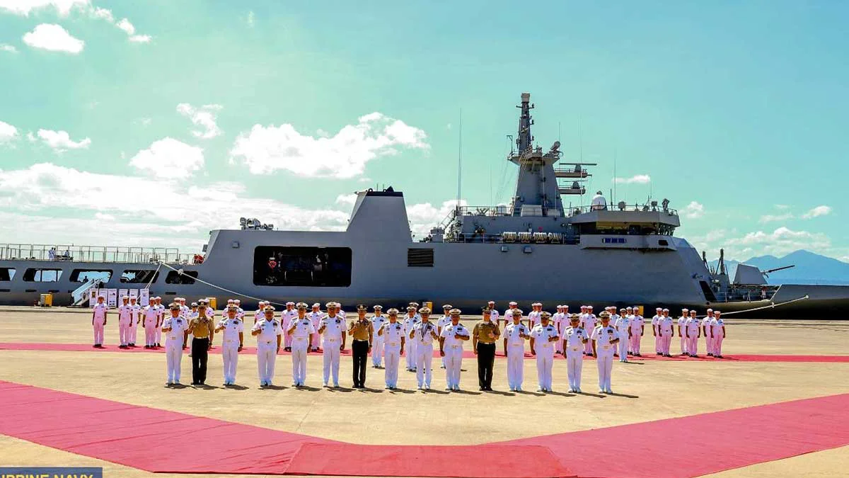 Tinatanggap ng PH Navy ang Hinaharap na BRP Rajah Lakandula sa Seremonya sa Subic