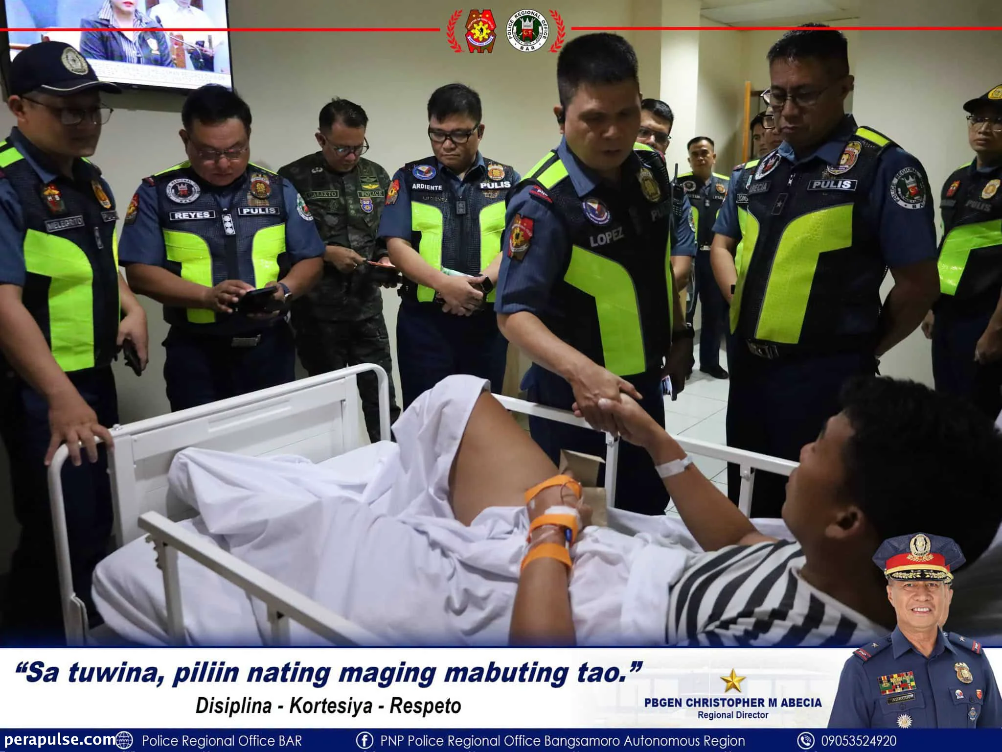 PNP Pinarangalan ang Opisyal na Nasugatan sa BARMM Elections
