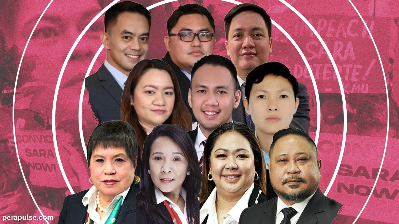 Private Prosecutors Named for VP Sara Duterte's Impeachment Trial