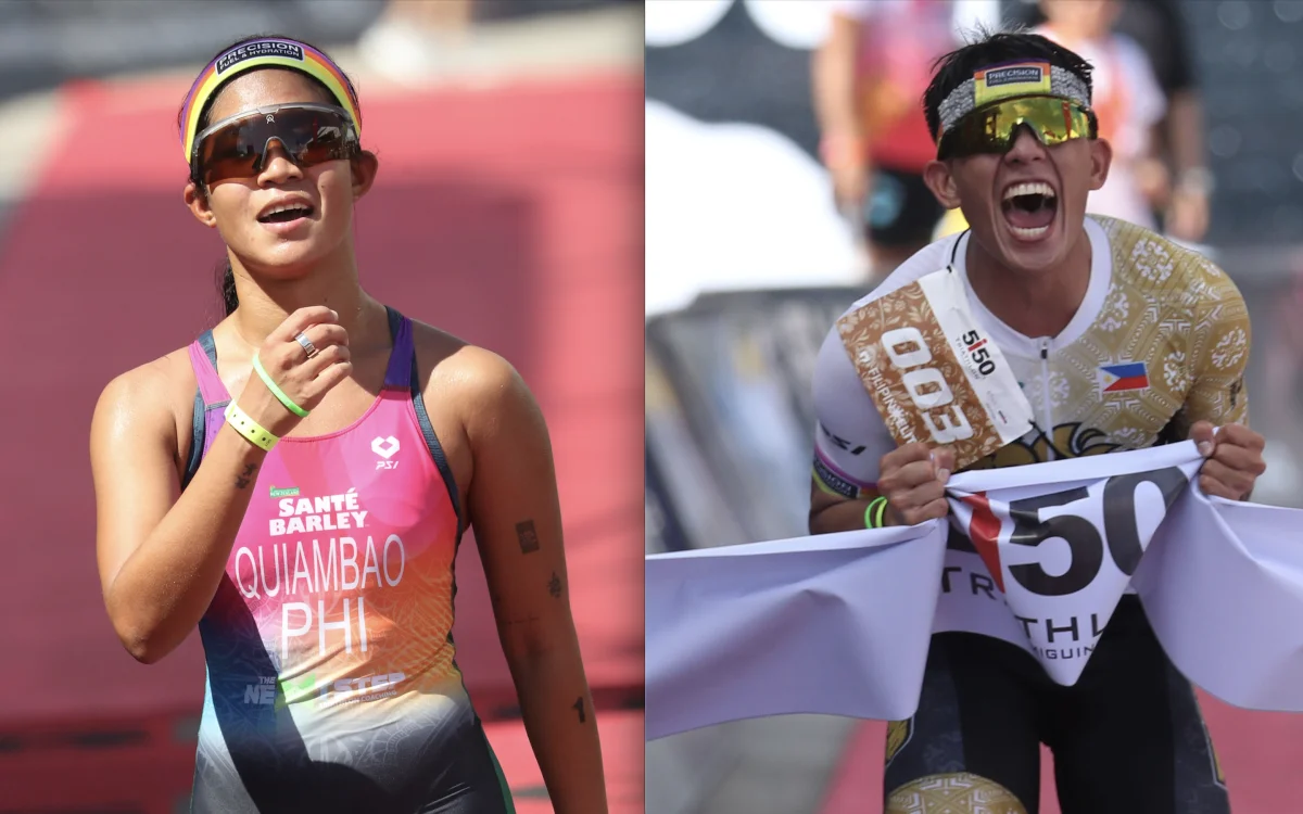 Quiambao at Bonda Nanguna sa Inaugural IRONMAN 5150 Camiguin