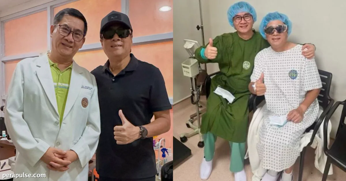 Randy Santiago Sumailalim sa Ikalawang Operasyon sa Katarata sa UST Hospital