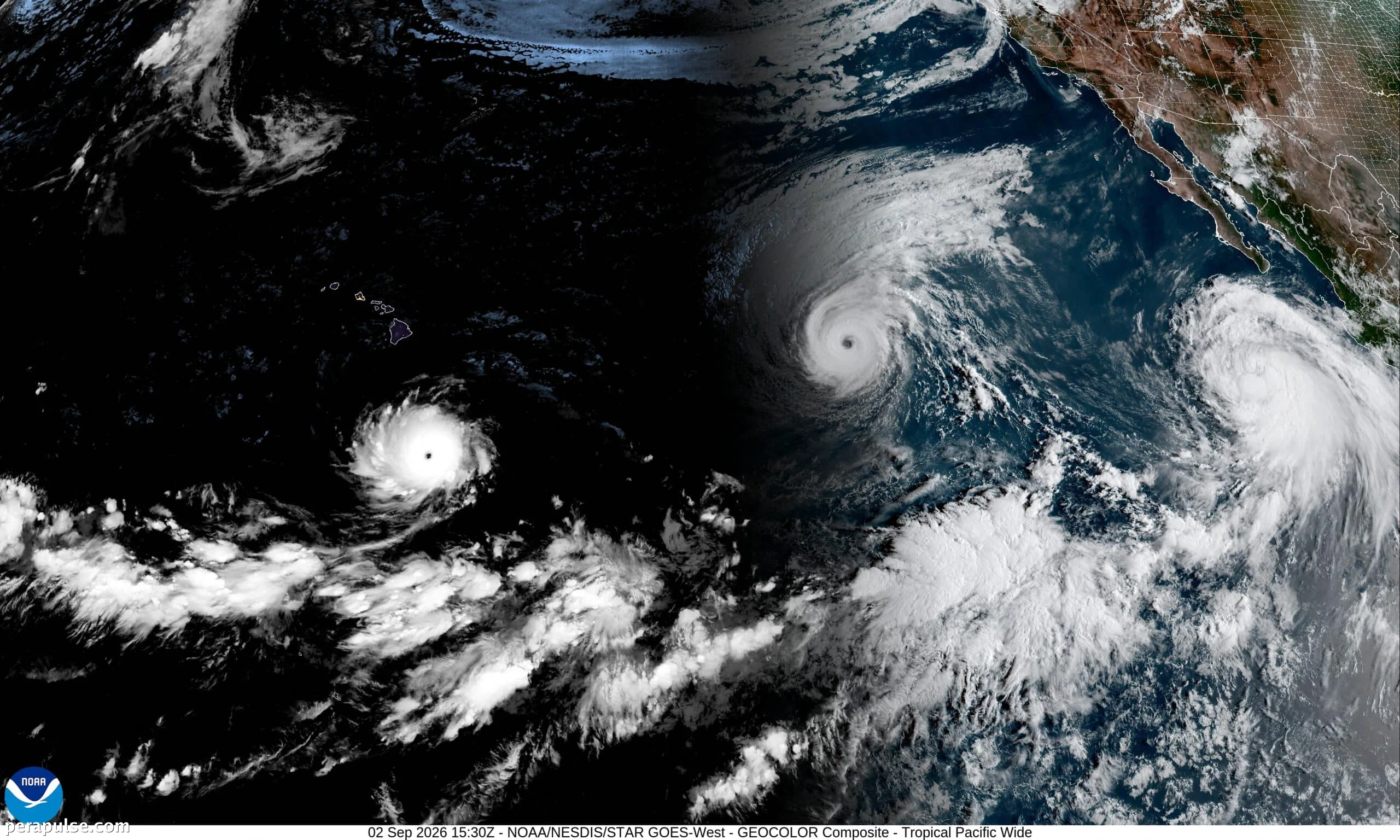 Rare Pacific Cyclones Form Amid Historic El Niño