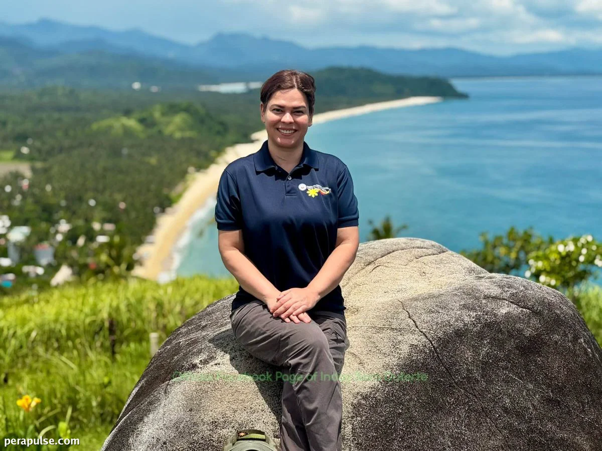 Sara Duterte Promotes Local Tourism During Visit to Palawan's Bato ni Ningning