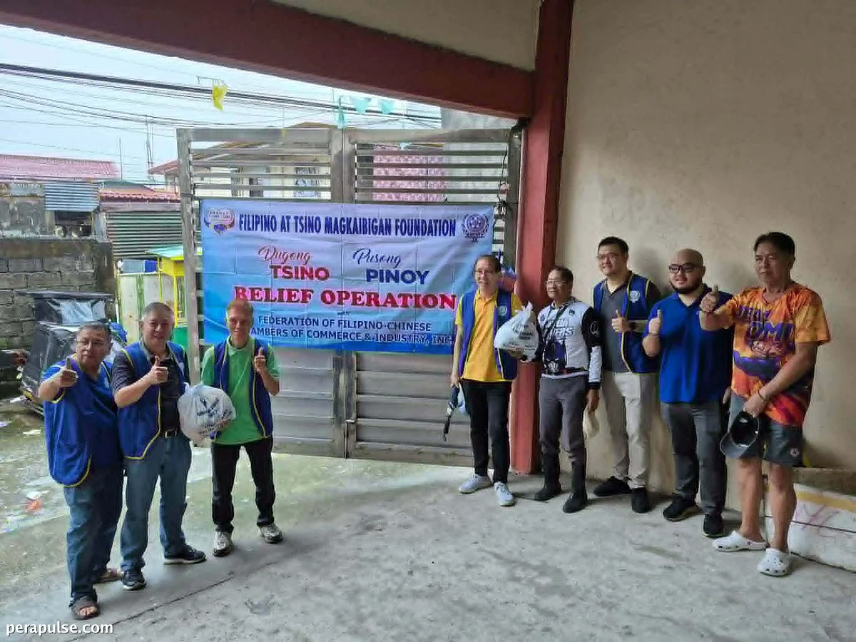 SFFCCCI Distributes Relief Goods to 500 Families in Sasmuan