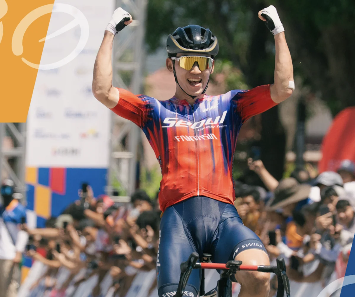 Timog Koreanong Siklista, Nanalo sa Stage 6 ng MPTC Tour of Luzon