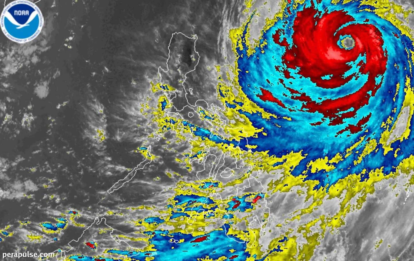 Super Typhoon Inday's Outer Bands and Southwest Monsoon Bring Scattered Rain