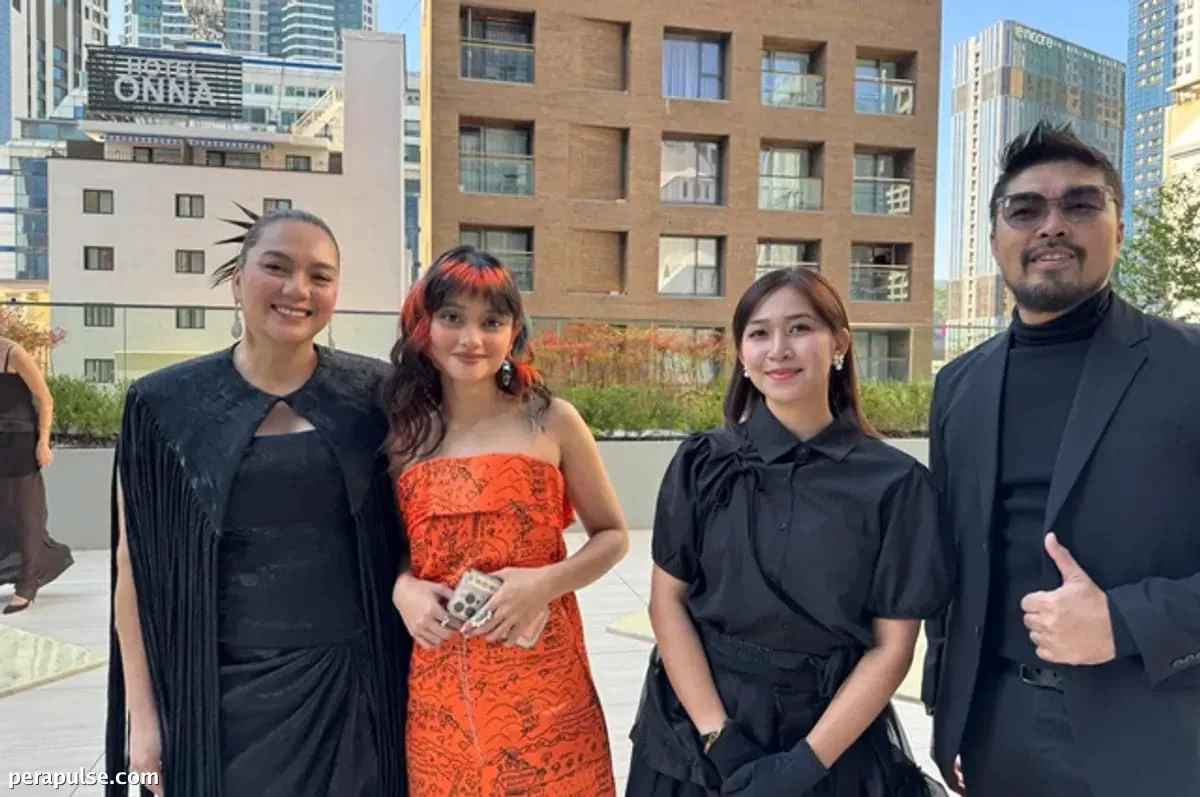 Shining sina Sylvia Sanchez at Nour Hooshmand sa Busan Film Festival
