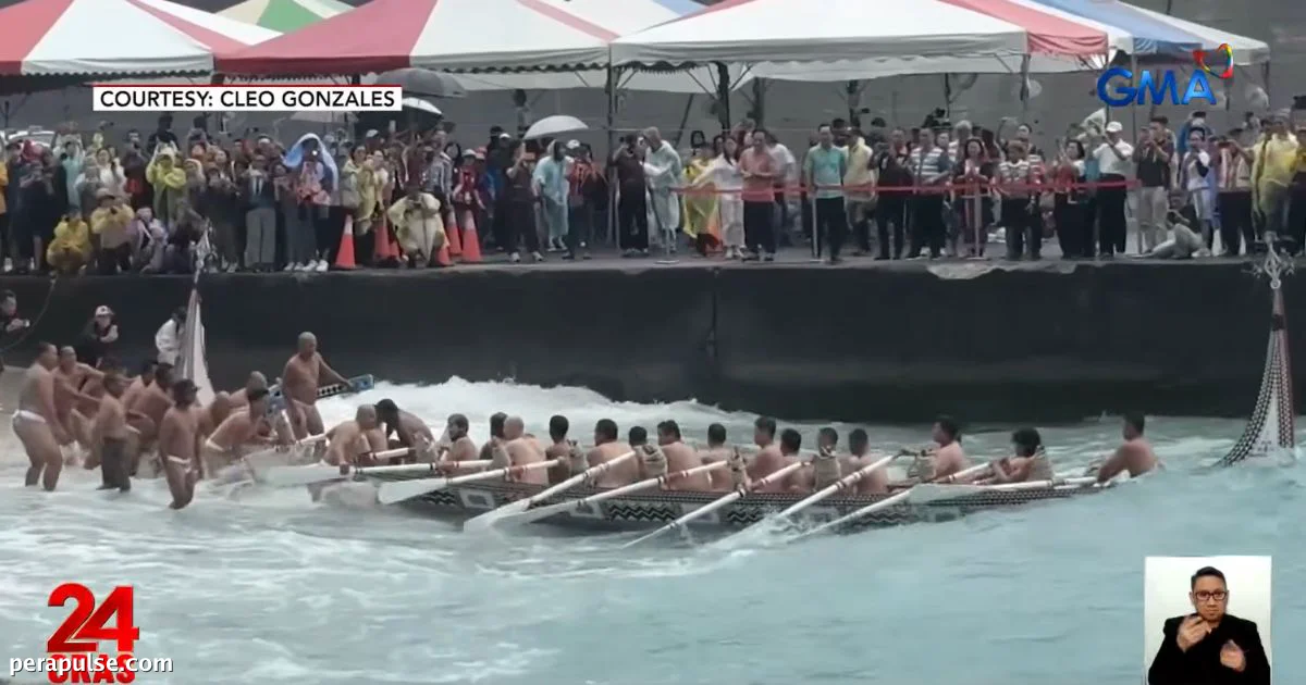Taiwanese Indigenous Group Reaches Batanes by Traditional Boat