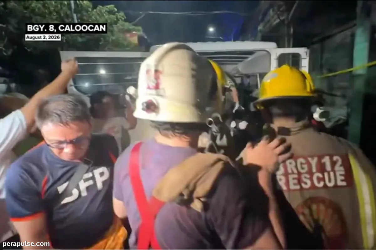 Nakakagimbal na Sunog sa Apartment sa Caloocan, Kumitil ng Buhay ng 5, Kabilang ang Sanggol