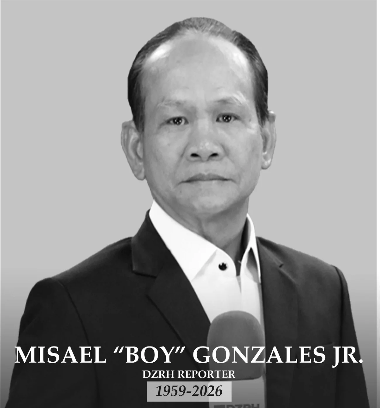 Tributes Pour In as Veteran dzRH Reporter Boy Gonzales Passes Away at 67