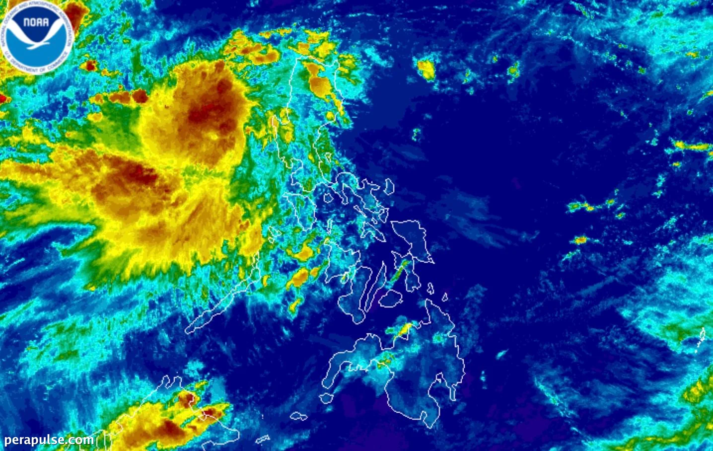 Tropical Depression Maymay Develops Near La Union, Heavy Rain Expected