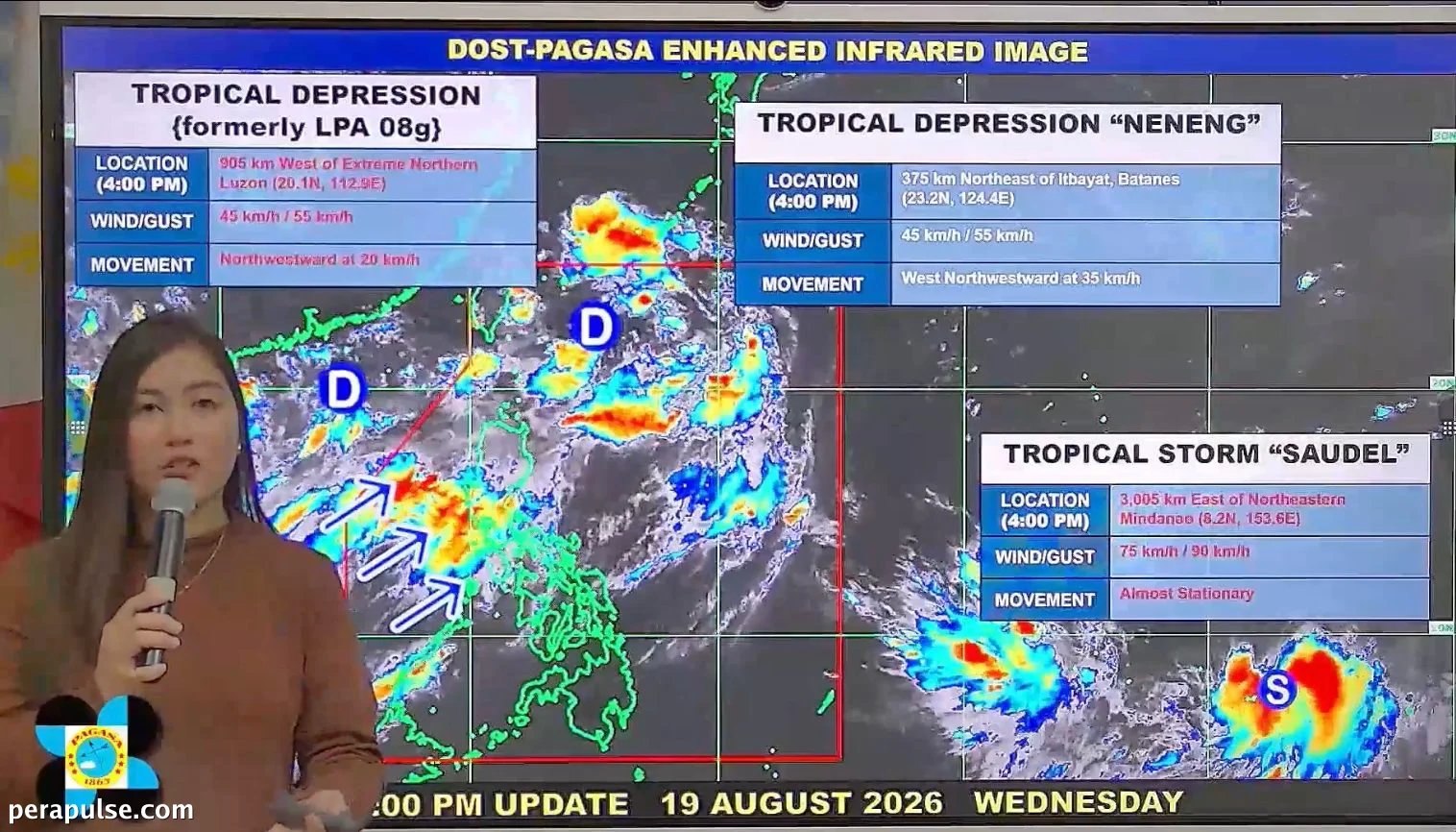 Tropical Depression Neneng Weakens, Yet Strengthens Monsoon Conditions in Luzon
