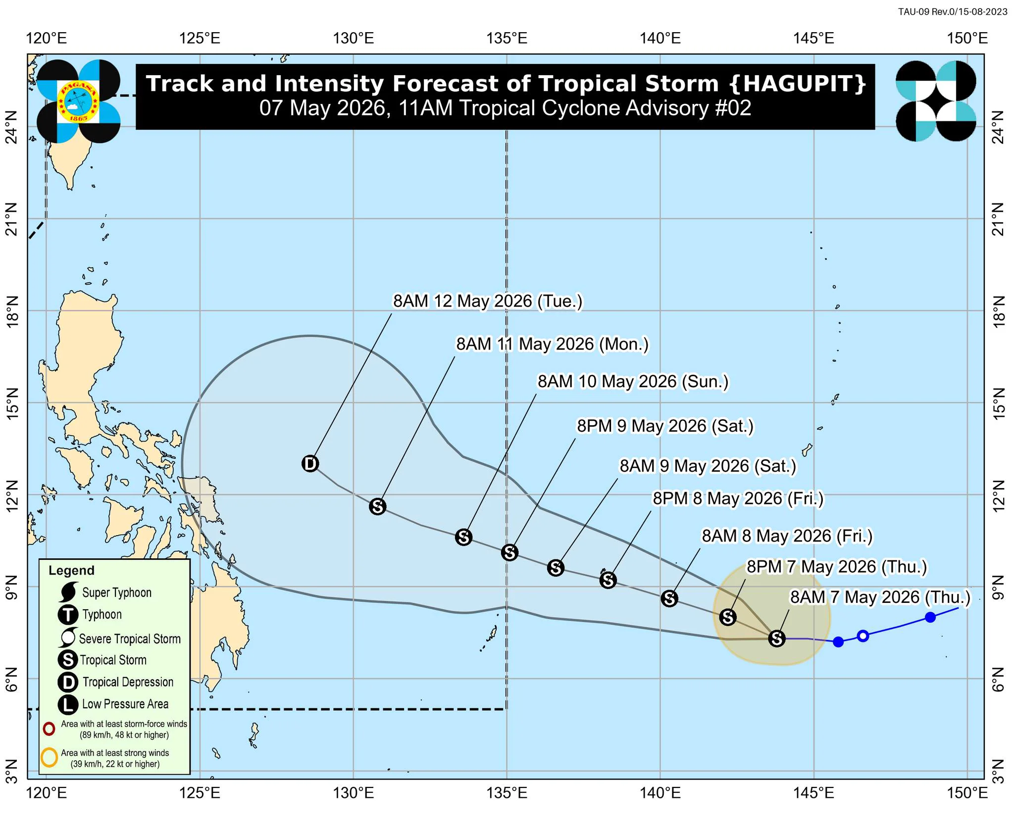 Tropical Storm Hagupit Won't Impact Cebu for Next Three Days, Says Pagasa