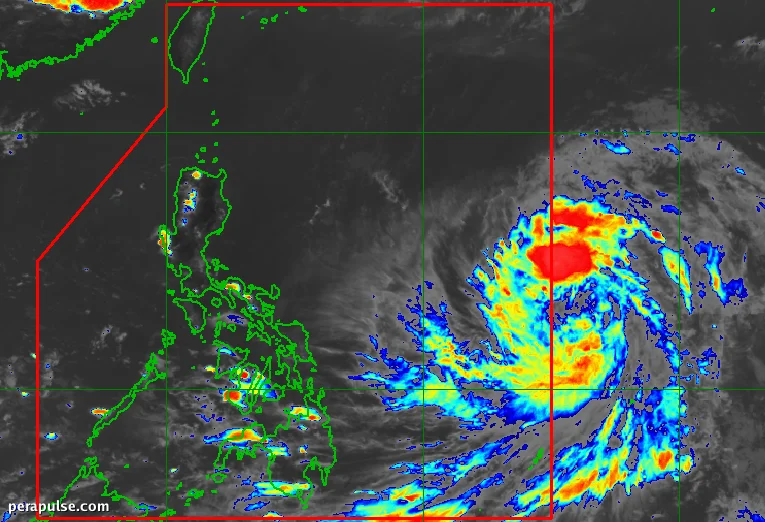 Tropical Storm Jangmi Intensifies as It Approaches Philippine Waters