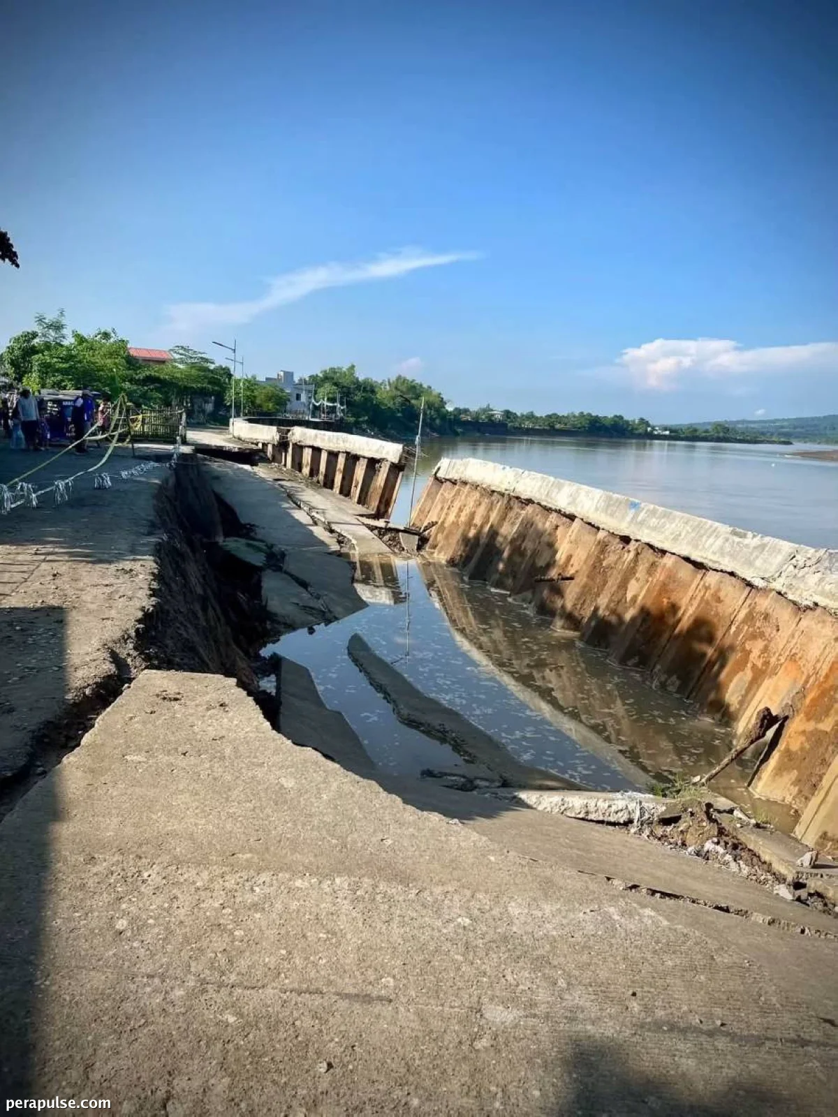 Two Floodwalls in Pampanga Suffer Significant Damage Amid Ongoing Concerns
