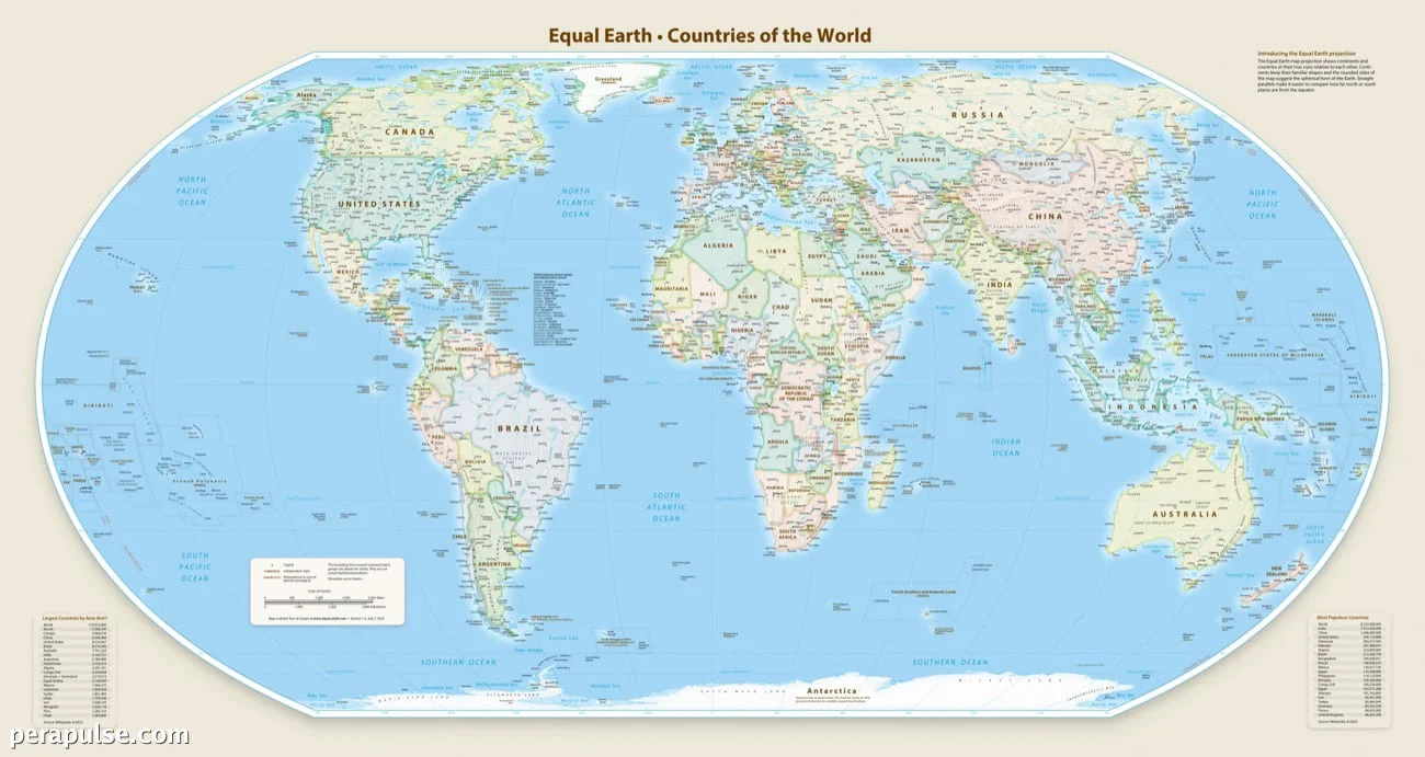UN Adopts New Map: Africa Enlarged, US Shrunk