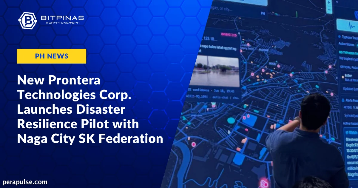 UPDATE: Inilunsad ng Prontera Technologies ang Pilot ng Disaster Resilience sa Naga City