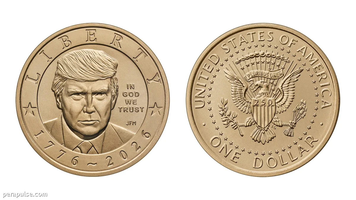 US Mint Maglalabas ng $1 Barya na May Larawan ni Trump para sa ika-250 Anib ng Amerika