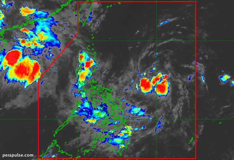 Nakakaranas ng Ulan ang Visayas, Mindanao, at Timog Luzon Mula sa Trough ng LPA