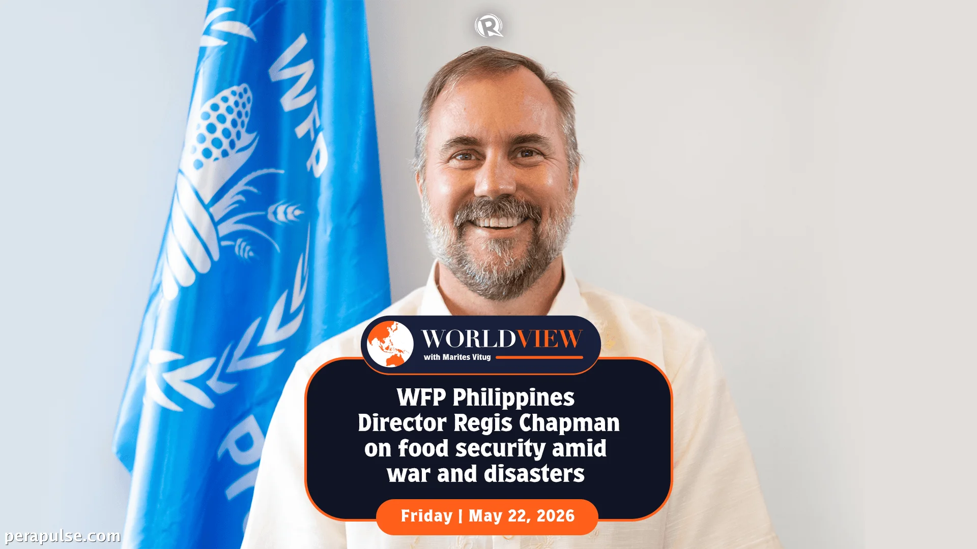 WFP PH Chief Regis Chapman Discusses Food Security Challenges Amid Global Conflicts